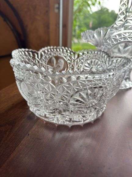 Lot of Hofbauer byrdes lead crystal items as shown.