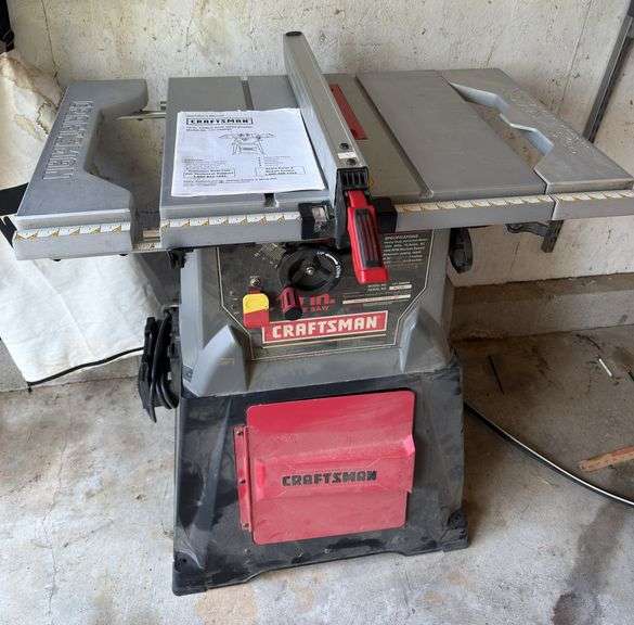 Craftsman 10” table saw