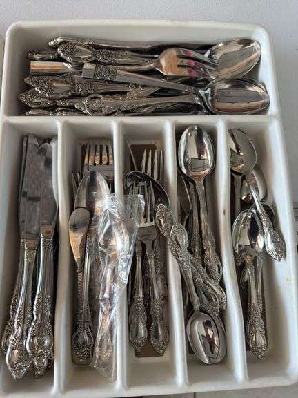 Large lot of flatware