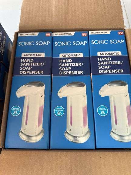 Hand sanitizers and lights