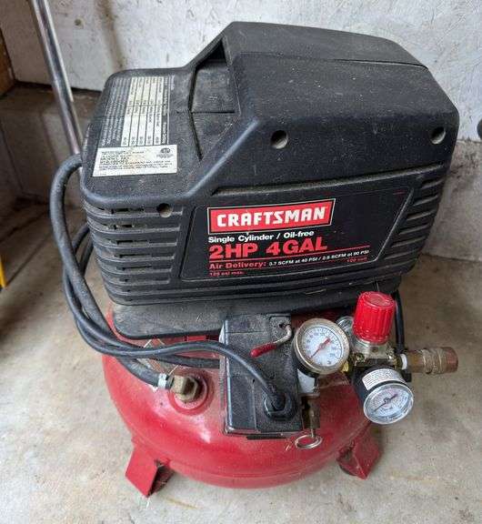 Craftsman 2HP 4 gallon air compressor