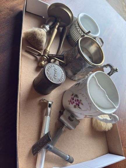Shaving collectibles as shown
