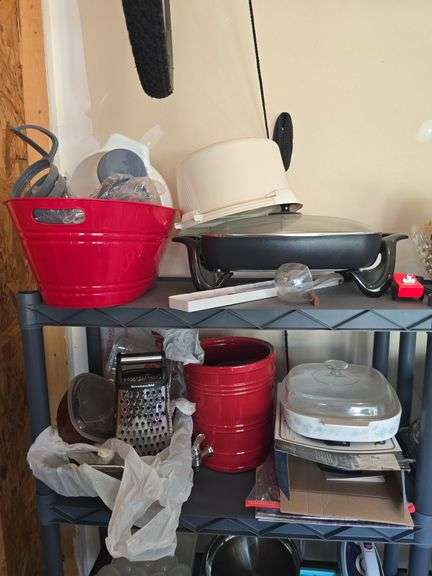 Shelf and contents