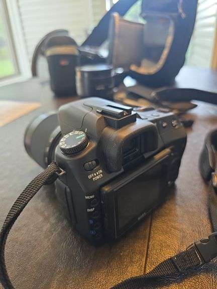 Sony a350 camera and accessories
