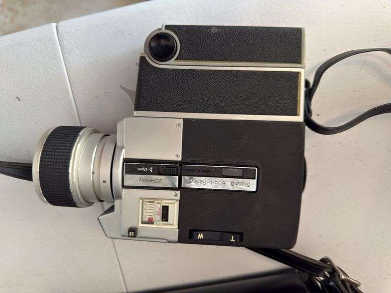 Makeup case and old camera