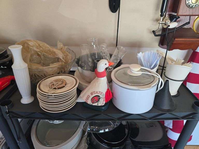 Shelf and contents