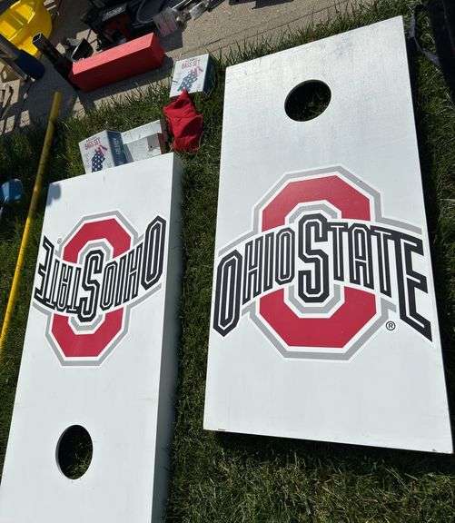 Ohio state cornhole set