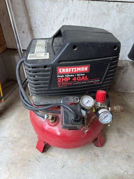 Craftsman 2HP 4 gallon air compressor