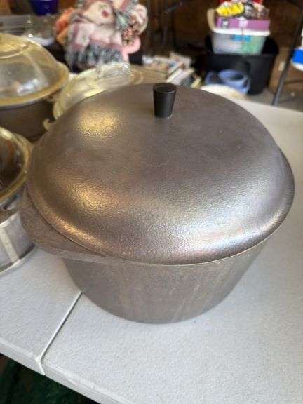 Aluminum serving pieces, most “Guardian Services”