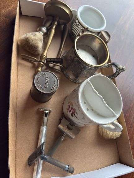 Shaving collectibles as shown