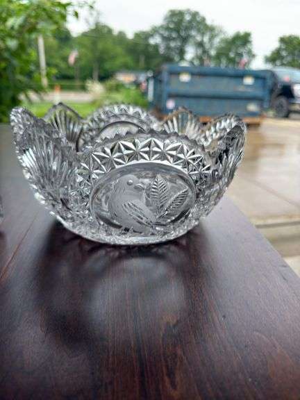 Lot of Hofbauer byrdes lead crystal items as shown.