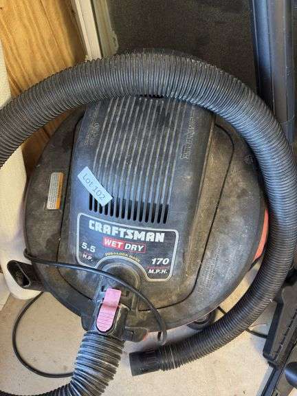 Craftsman wet dry vac