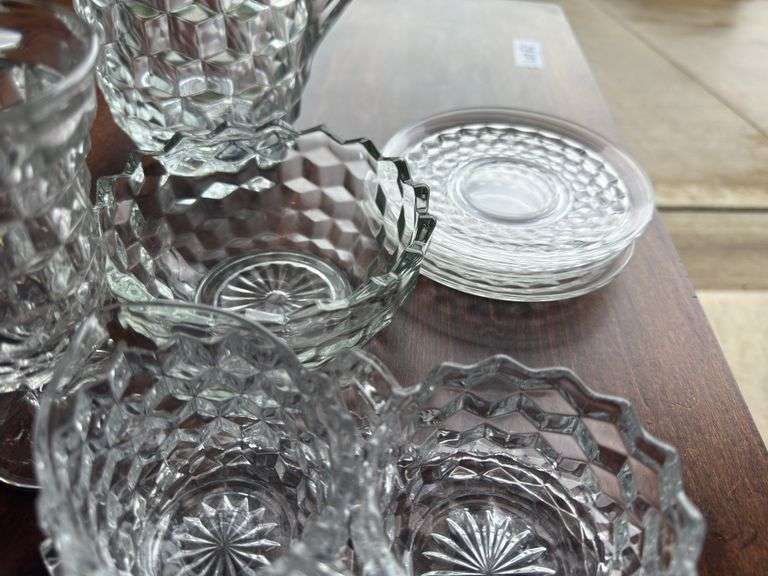 Lot of Fostoria American items as shown