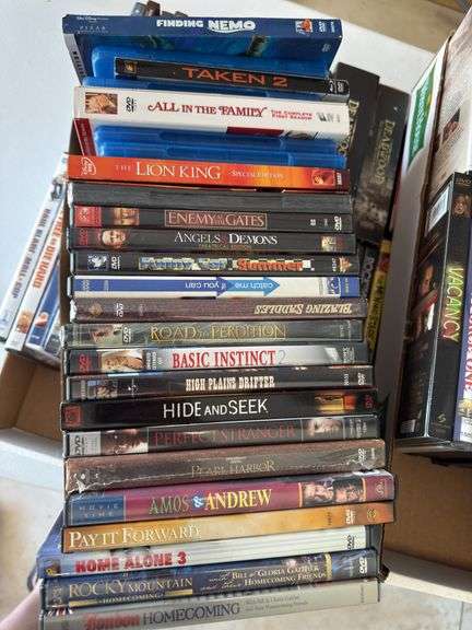 Large lot of DVDs