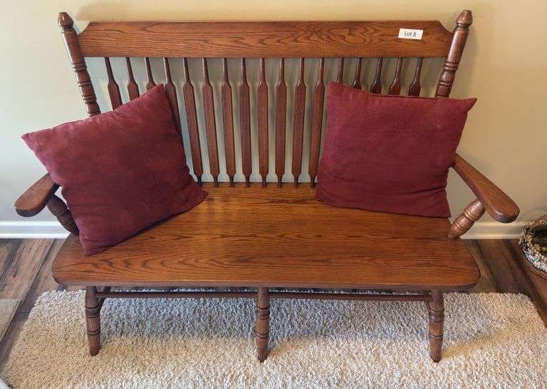 Oak bench