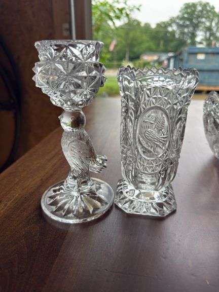 Lot of Hofbauer byrdes lead crystal items as shown.