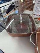 Large lot of copper chef pots and pans, etc
