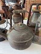 Lanterns and tea kettle