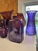 Purple or amethyst glass