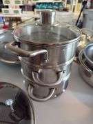 Large lot of pots and pans