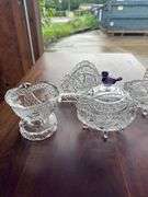 Lot of Hofbauer byrdes lead crystal items as shown.