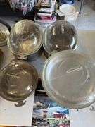 Aluminum serving pieces, most “Guardian Services”