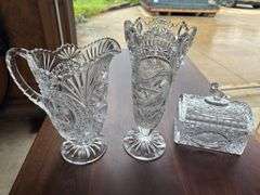 Lot of Hofbauer byrdes lead crystal items as shown.