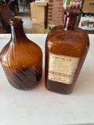 Antique apothecary bottles