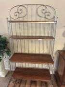 Large wire and wood shelf