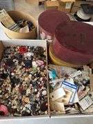 Large amount of buttons and nesting boxes