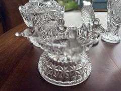Lot of Hofbauer byrdes lead crystal items as shown.