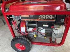 Generac 4000EXL generator with electric start