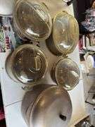 Aluminum serving pieces, most “Guardian Services”