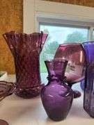 Purple or amethyst glass