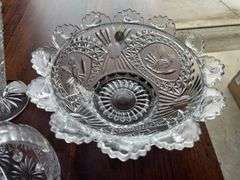 Lot of Hofbauer byrdes lead crystal items as shown.