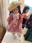 Porcelain dolls as shown