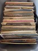 Large lot of record albums