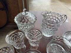 Lot of Fostoria American items as shown