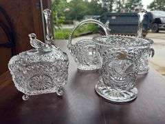 Lot of Hofbauer byrdes lead crystal items as shown.
