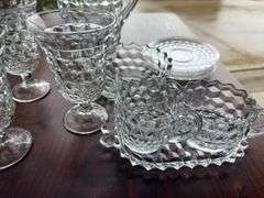 Lot of Fostoria American items as shown