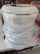 Large lot of food containers