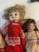 Porcelain dolls as shown
