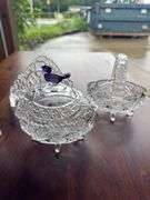 Lot of Hofbauer byrdes lead crystal items as shown.