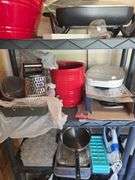 Shelf and contents