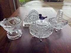 Lot of Hofbauer byrdes lead crystal items as shown.