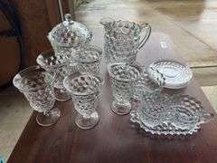 Lot of Fostoria American items as shown