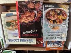 Large lot of cookbooks
