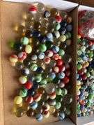 Large lot of glass marbles