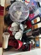 Box of kitchen supplies
