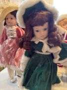 Porcelain dolls as shown